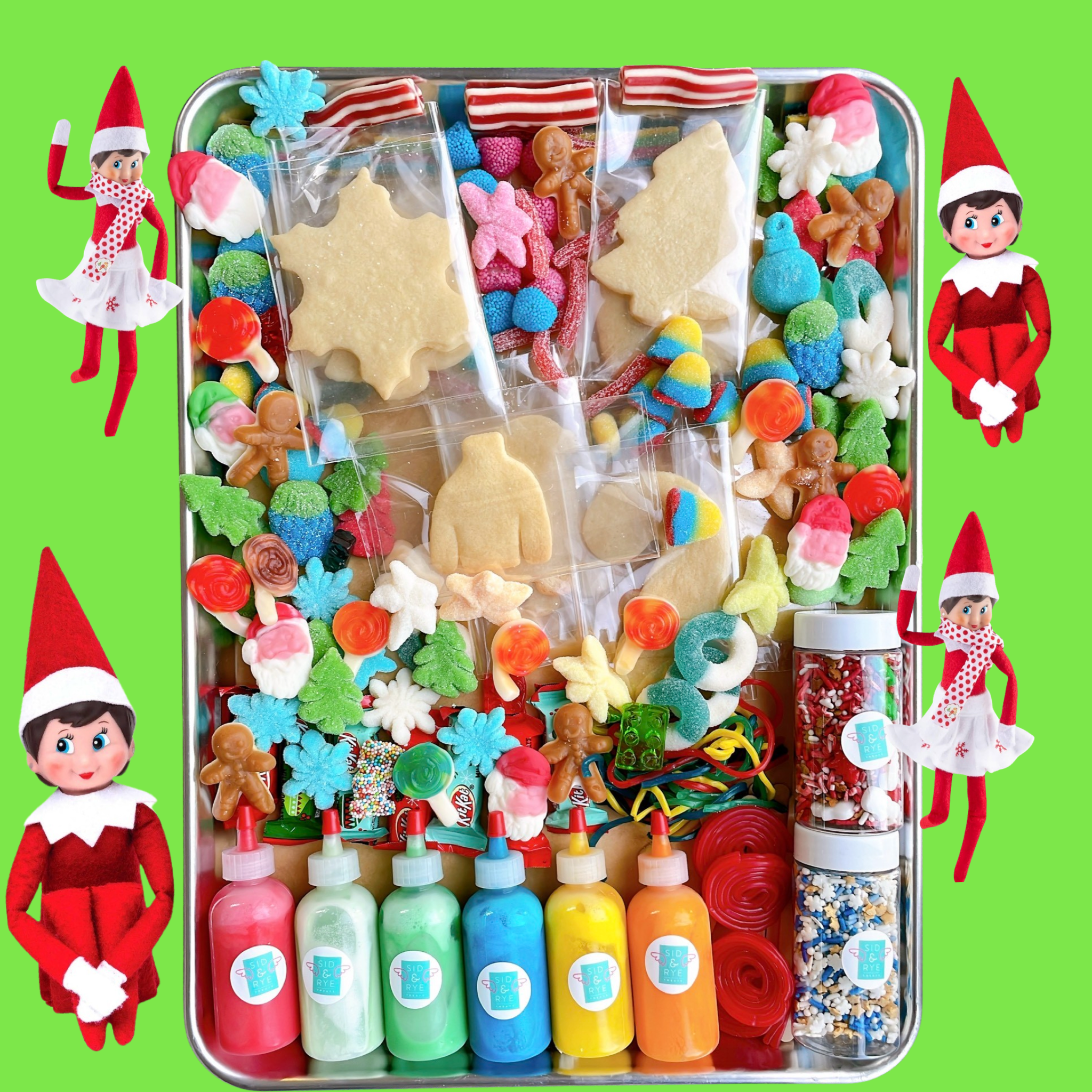 ELF ON THE SHELF CHRISTMAS COOKIE CHARCUTERIE